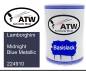 Preview: Lamborghini, Midnight Blue Metallic, 224910: 500ml Lackdose, von ATW Autoteile West.